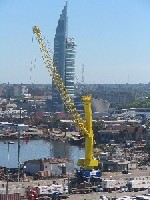 Grúa del puerto de montevideo